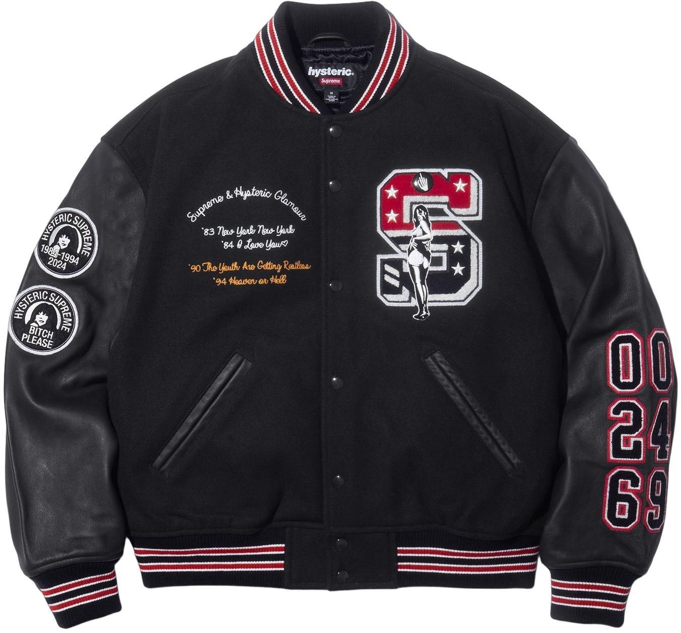 Supreme®/HYSTERIC GLAMOUR Varsity Jacket view 10